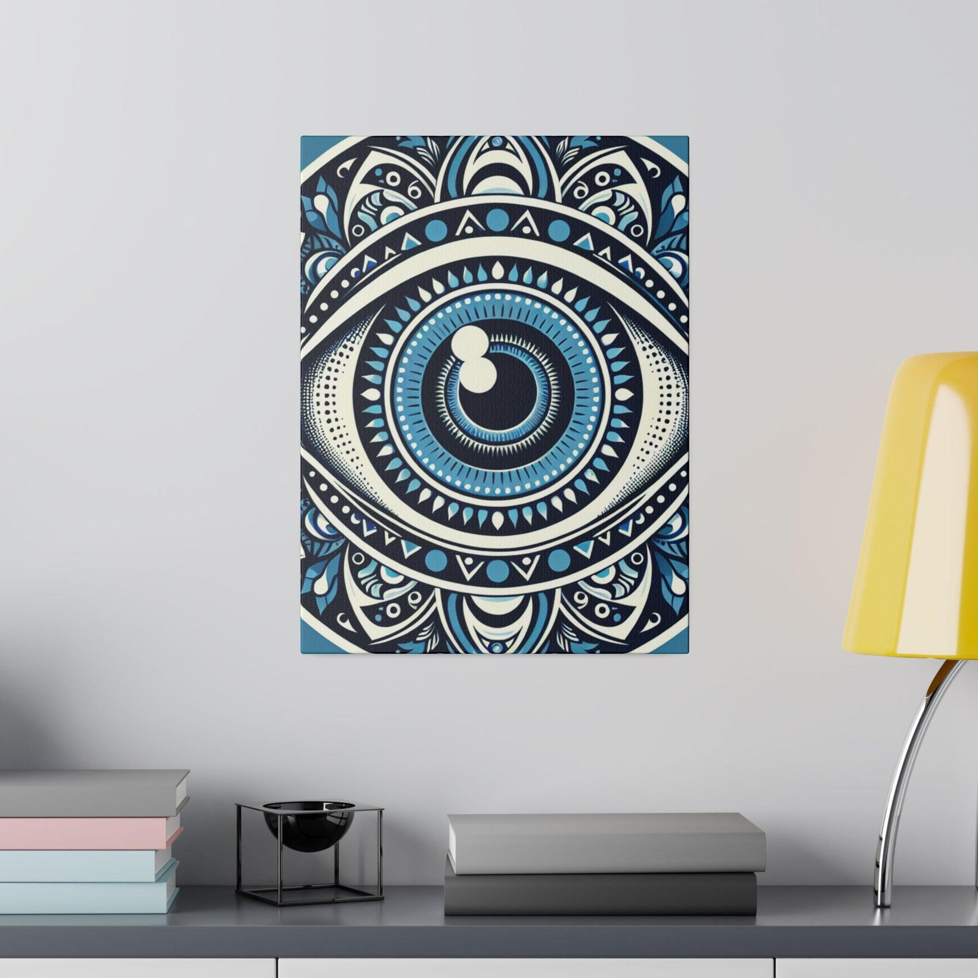 "Evil Eye Enchantment" Canvas Wall Art - Canvas - The Alice Gallery