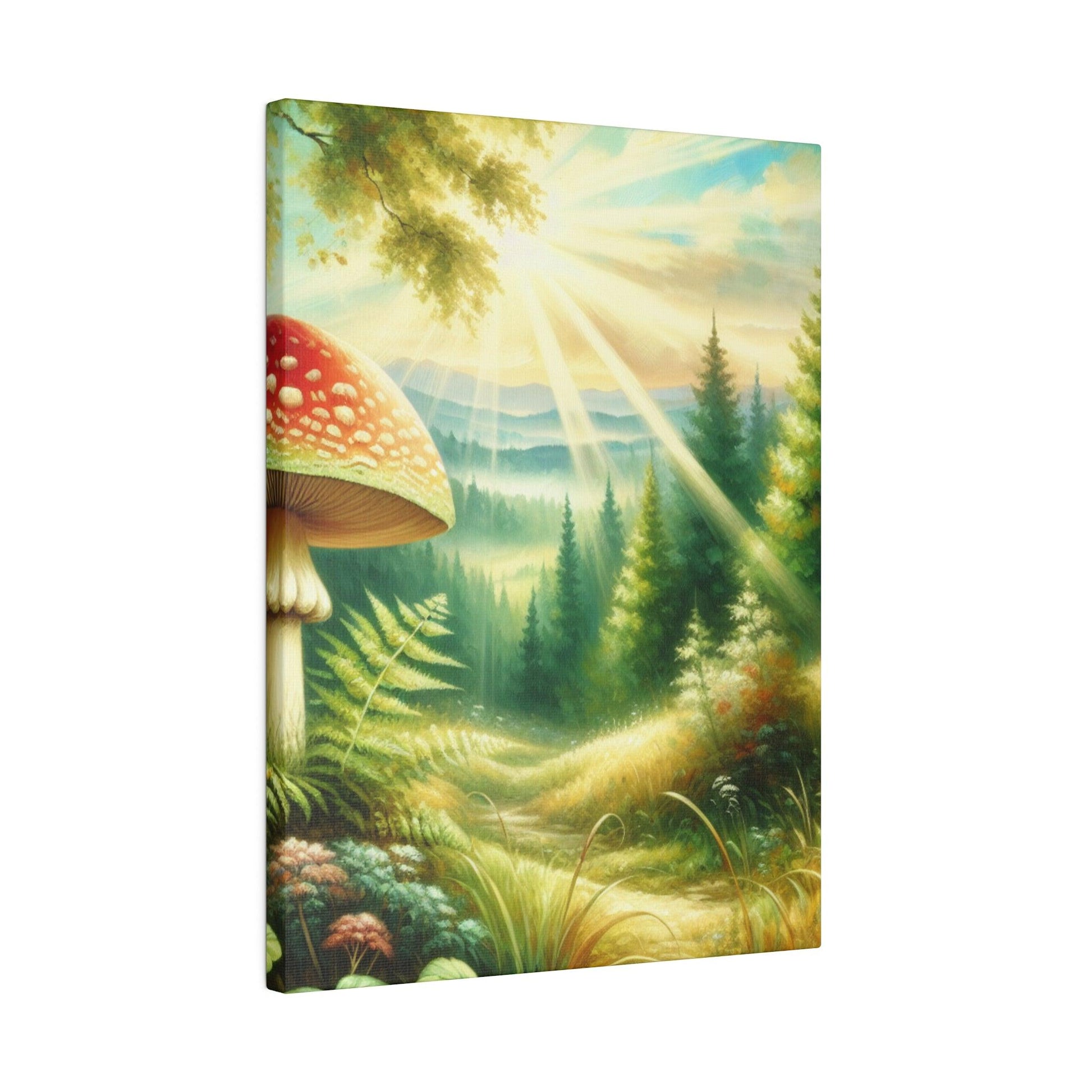 "Mushroom Majesty: Captivating Canvas Wall Art" - The Alice Gallery