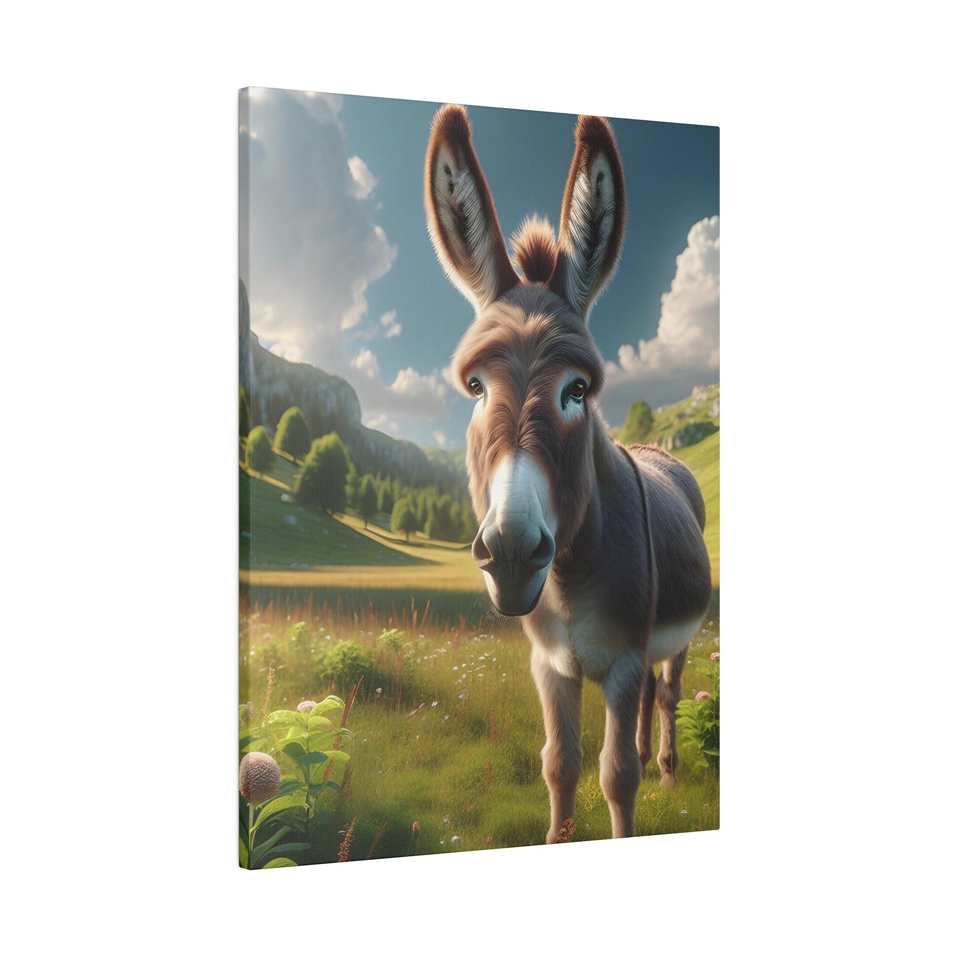 "Brayer's Bazaar: The Eclectic Donkey Canvas Art Collection" - The Alice Gallery