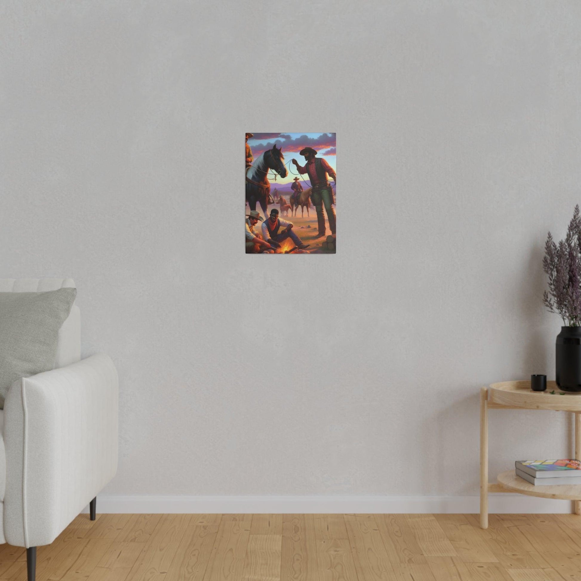 "Rustic Rodeo: Cowboy-Inspired Canvas Wall Art" - The Alice Gallery